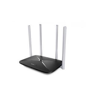 Mercusys AC12 router inalámbrico Ethernet rápido Doble banda (2,4 GHz / 5 GHz) Negro