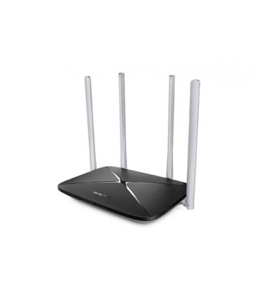 Mercusys AC12 router inalámbrico Ethernet rápido Doble banda (2,4 GHz / 5 GHz) Negro