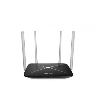 Mercusys AC12 router inalámbrico Ethernet rápido Doble banda (2,4 GHz / 5 GHz) Negro