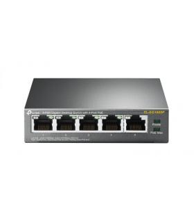 TP-LINK TL-SG1005P No administrado Gigabit Ethernet (10/100/1000) Energía sobre Ethernet (PoE) Negro