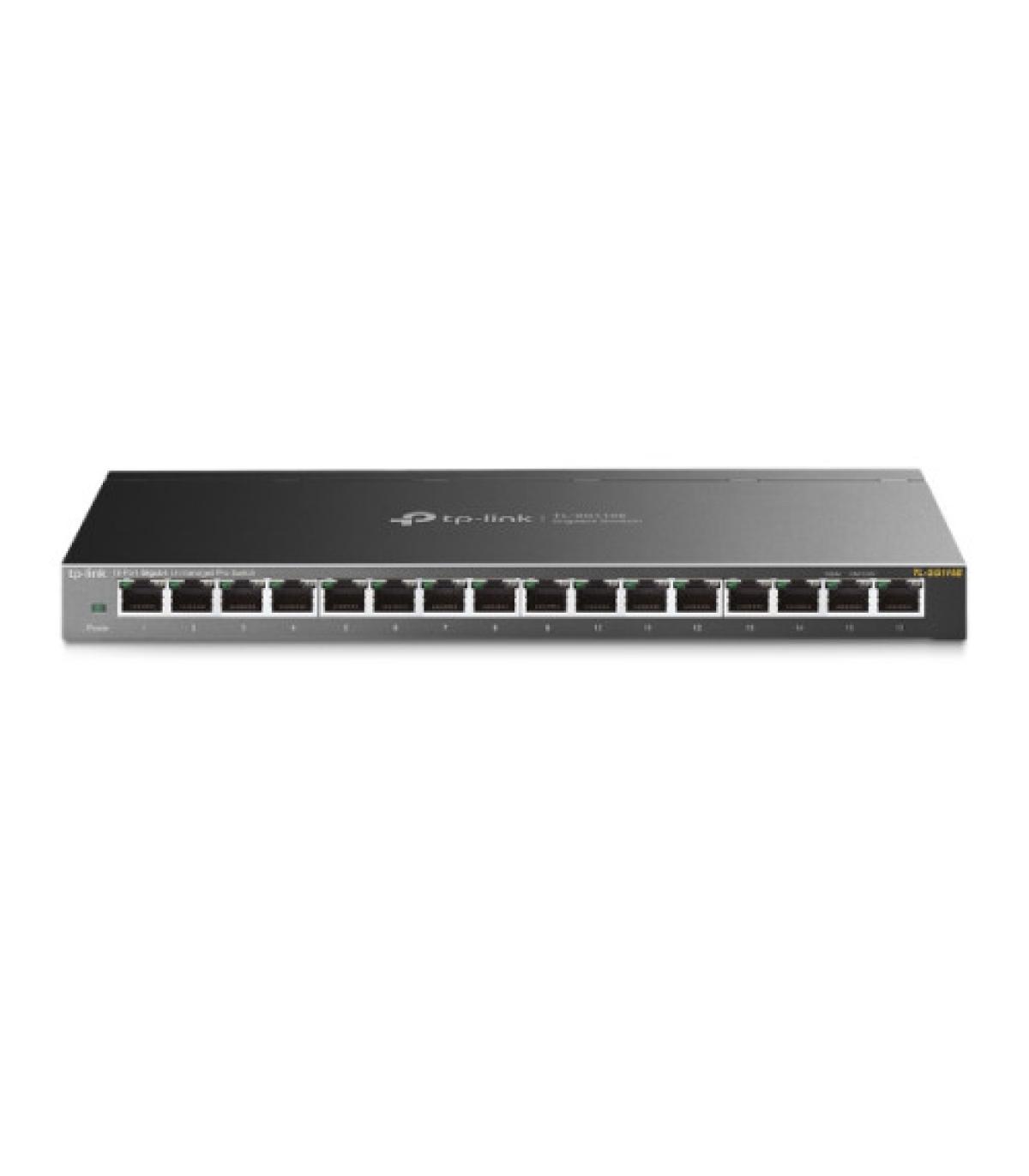 TP-LINK TL-SG116E No administrado Gigabit Ethernet (10/100/1000) Negro