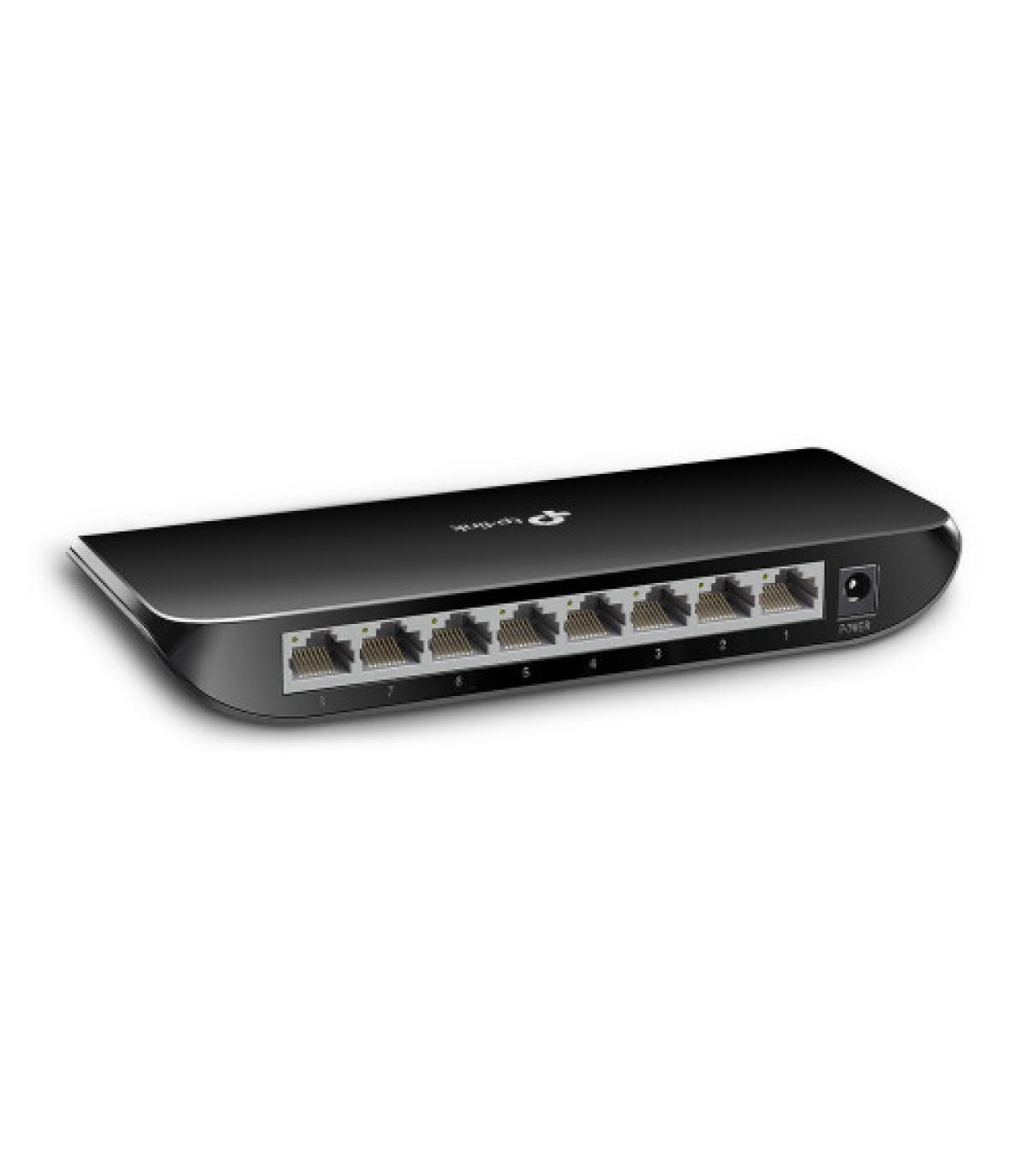 TP-LINK TL-SG1008D No administrado Gigabit Ethernet (10/100/1000) Negro