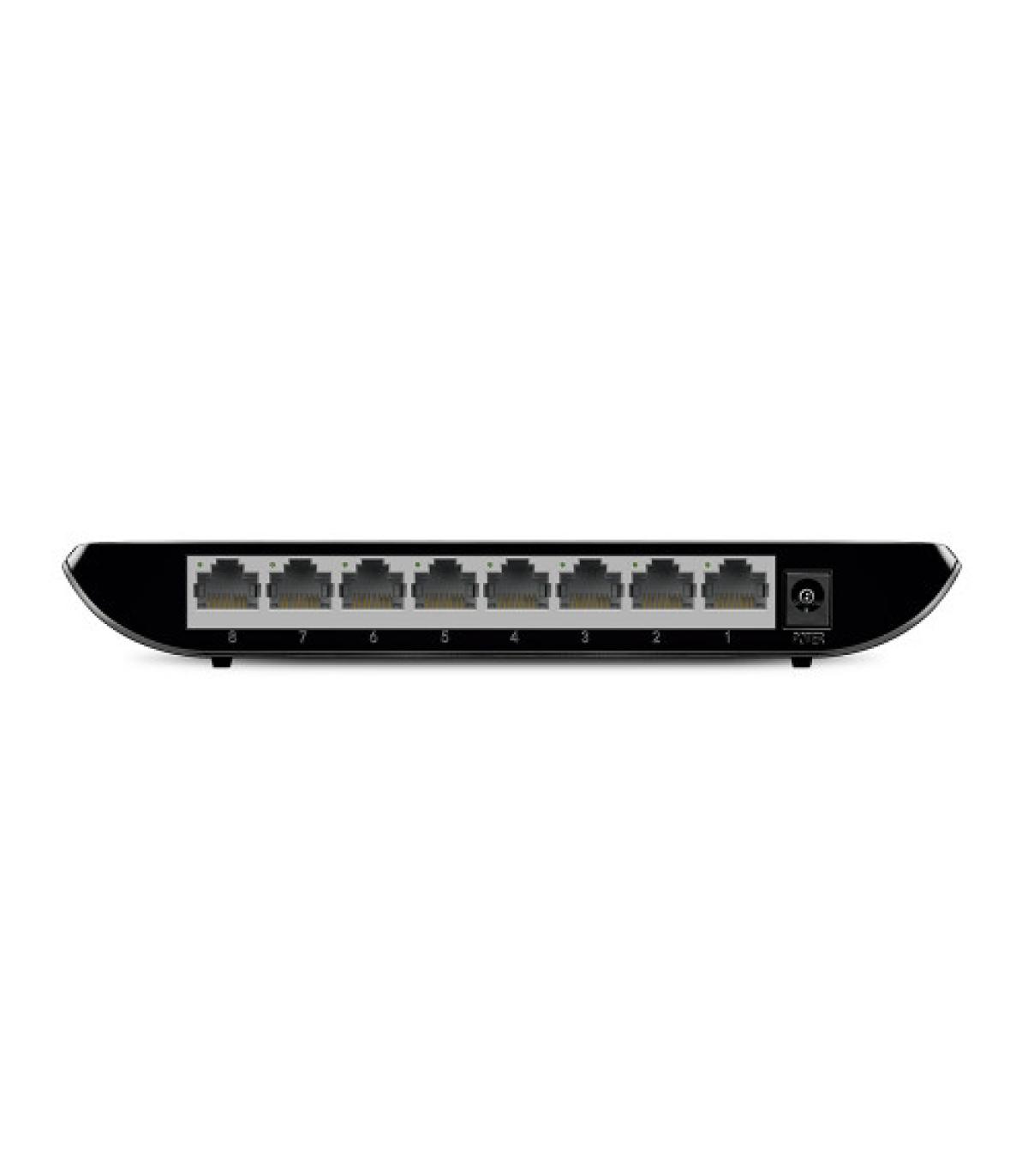 TP-LINK TL-SG1008D No administrado Gigabit Ethernet (10/100/1000) Negro