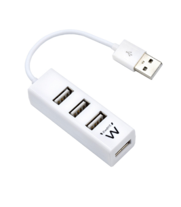 Ewent EW1122 hub de interfaz USB 2.0 Blanco