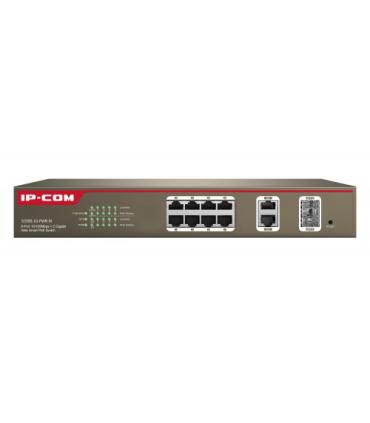 IP-COM Networks S3300-10-PWR-M switch Gestionado L2 Fast Ethernet (10/100) Gris Energía sobre Ethernet (PoE