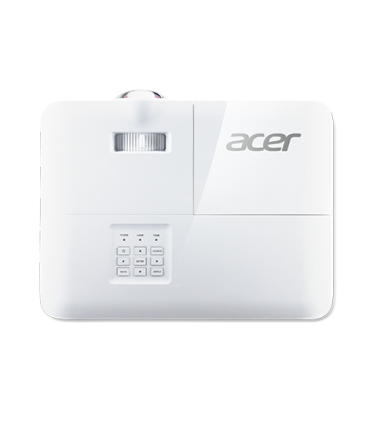 Acer S1286H videoproyector 3500 lúmenes ANSI DLP XGA (1024x768) Proyector instalado en el techo Blanco