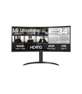 LG 34WR50QK-B pantalla para PC 86,4 cm (34") 3440 x 1440 Pixeles Wide Quad HD Negro