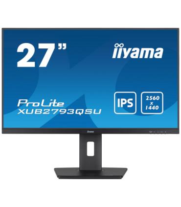 IIYAMA PANTALLA 27" IPS WQHD CON SOPORTE AJUSTABLE EN ALTURA Y FRECUENCIA DE ACTUALIZACIÓN DE 100HZ
