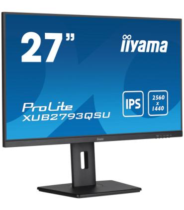 IIYAMA PANTALLA 27" IPS WQHD CON SOPORTE AJUSTABLE EN ALTURA Y FRECUENCIA DE ACTUALIZACIÓN DE 100HZ