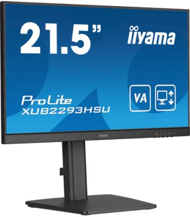 IIYAMA MONITOR IPS DE 21.5’’ SIN BORDES DE 3 LADOS Y CON CONCENTRADOR USB, FRECUENCIA DE ACTUALIZACIÓN DE 100HZ Y CON SOPORTE AJ