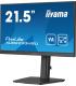 IIYAMA MONITOR IPS DE 21.5’’ SIN BORDES DE 3 LADOS Y CON CONCENTRADOR USB, FRECUENCIA DE ACTUALIZACIÓN DE 100HZ Y CON SOPORTE AJ
