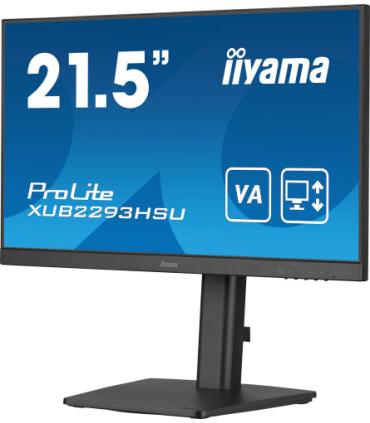 IIYAMA MONITOR IPS DE 21.5’’ SIN BORDES DE 3 LADOS Y CON CONCENTRADOR USB, FRECUENCIA DE ACTUALIZACIÓN DE 100HZ Y CON SOPORTE AJ