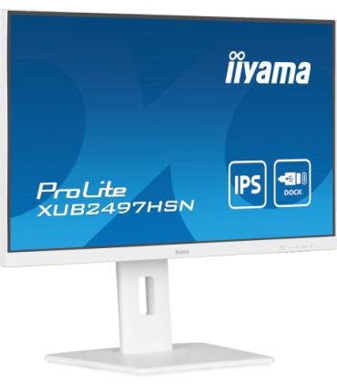 iiyama ProLite XUB2497HSN-W2 pantalla para PC 60,5 cm (23.8") 1920 x 1080 Pixeles Full HD LED Blanco