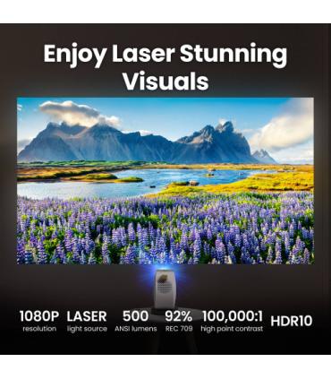 BenQ GV50 videoproyector Proyector de alcance estándar 500 lúmenes ANSI DLP 1080p (1920x1080) Blanco