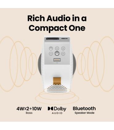 BenQ GV50 videoproyector Proyector de alcance estándar 500 lúmenes ANSI DLP 1080p (1920x1080) Blanco