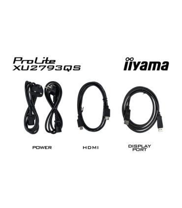 iiyama ProLite XU2793QS-B6 pantalla para PC 68,6 cm (27") 2560 x 1440 Pixeles 2K Ultra HD LED Negro