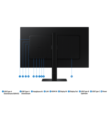 Samsung ViewFinity S6 S60UD pantalla para PC 68,6 cm (27") 2560 x 1440 Pixeles Quad HD LCD Negro
