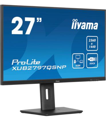MONITOR IIYAMA PROLITE XUB2797QSNP 27" QHD 1440P - IPS, 100HZ, 1MS, SPEAKERS, DP