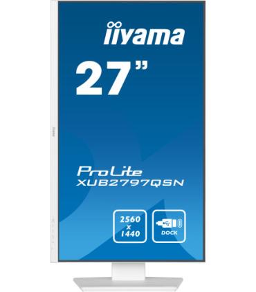 iiyama ProLite XUB2797QSN-W1 pantalla para PC 68,6 cm (27") 1920 x 1080 Pixeles Full HD LED Blanco
