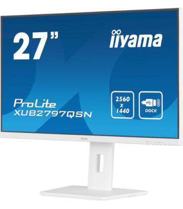 iiyama ProLite XUB2797QSN-W1 pantalla para PC 68,6 cm (27") 1920 x 1080 Pixeles Full HD LED Blanco