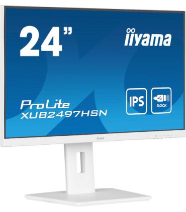 iiyama ProLite XUB2497HSN-W1 pantalla para PC 60,5 cm (23.8") 1920 x 1080 Pixeles Full HD LED Blanco