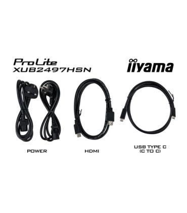 iiyama ProLite XUB2497HSN-W1 pantalla para PC 60,5 cm (23.8") 1920 x 1080 Pixeles Full HD LED Blanco