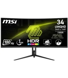 MSI MONITOR MAG 342CQR E2. 34" VA CURVO 1500R. 3440X1440 (UW