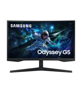 Samsung Odyssey G5 G55C pantalla para PC 68,6 cm (27") 2560 x 1440 Pixeles Quad HD LED Negro