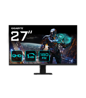 GIGABYTE GS27QA 27" Monitor de Juego QHD - 2560 x 1440 (QHD), 180Hz, 1ms, 300 cd/m2, FreeSync, HDR Ready, HDMI 2.0, Displayport.