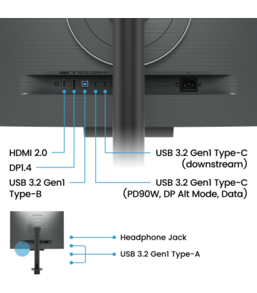 BenQ RD280UA pantalla para PC 71,6 cm (28.2") 3840 x 2560 Pixeles 4K Ultra HD Negro