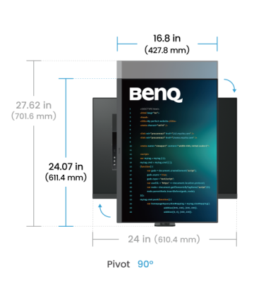 BenQ RD280UA pantalla para PC 71,6 cm (28.2") 3840 x 2560 Pixeles 4K Ultra HD Negro