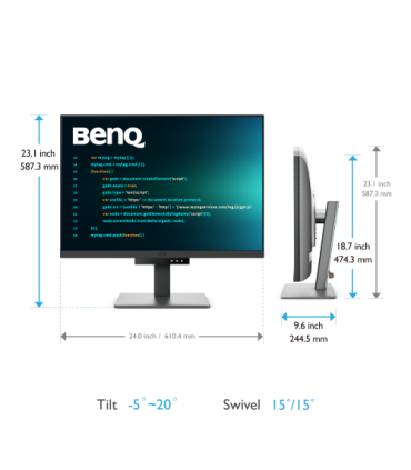 BenQ RD280U pantalla para PC 71,6 cm (28.2") 3840 x 2560 Pixeles 4K Ultra HD Negro