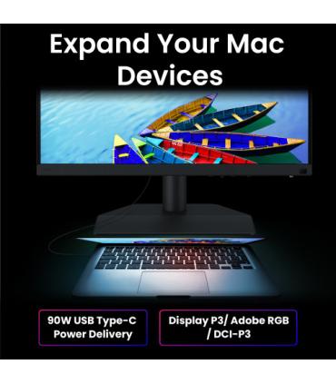 MONITOR PARA FOTOGRAFOS BENQ SW242Q 24.1” IPS,2K, 2560 X 1600, 16:10, 99% ADOBE RGB, 98% P3, CALIBRACIÓN, USB-C 90W, TÜV, LUT 3D