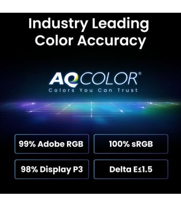 MONITOR PARA FOTOGRAFOS BENQ SW242Q 24.1” IPS,2K, 2560 X 1600, 16:10, 99% ADOBE RGB, 98% P3, CALIBRACIÓN, USB-C 90W, TÜV, LUT 3D