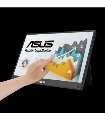 ASUS ZenScreen MB16AMTR pantalla para PC 39,6 cm (15.6") 1920 x 1080 Pixeles Full HD LCD Pantalla táctil Negro