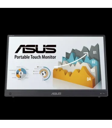 ASUS ZenScreen MB16AMTR pantalla para PC 39,6 cm (15.6") 1920 x 1080 Pixeles Full HD LCD Pantalla táctil Negro