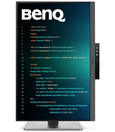 MONITOR PARA PROGRAMACION BENQ RD240Q 24.1" IPS WQXGA ,2560 X 1600, 95% P3, ANTIDESLUMBRAMIENTO, USB-C PD90W., 16:10 HDR10