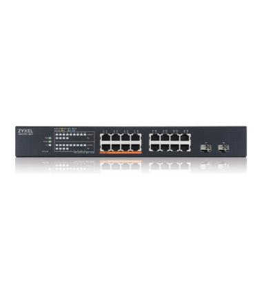 Zyxel XMG1915-18EP Gestionado L2 2.5G Ethernet (100/1000/2500) Energía sobre Ethernet (PoE