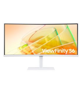 Samsung LS34C650TAU pantalla para PC 86,4 cm (34") 3440 x 1440 Pixeles 4K Ultra HD LED Blanco