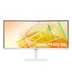 Samsung LS34C650TAU pantalla para PC 86,4 cm (34") 3440 x 1440 Pixeles 4K Ultra HD LED Blanco