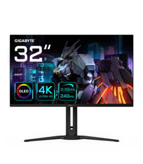 AORUS FO32U2 pantalla para PC 80 cm (31.5") 3840 x 2160 Pixeles 4K Ultra HD OLED Negro