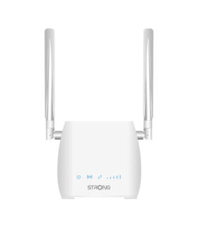 Strong 300M router inalámbrico Ethernet rápido Banda única (2,4 GHz) 4G Blanco