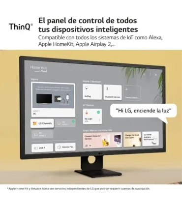 LG MONITOR 31.5", 1920 x 1080 (FHD) IPS, HDR10, 8MS, 60HZ