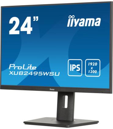 iiyama ProLite XUB2495WSU-B7 pantalla para PC 61 cm (24") 1920 x 1200 Pixeles 4K Ultra HD LED Negro