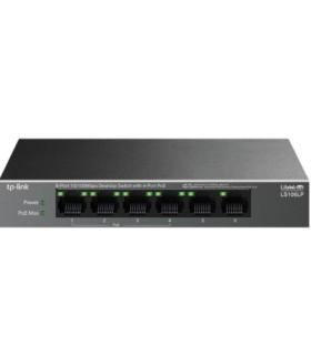 TP-LINK SWITCH DE SOBREMESA DE 6 PUERTOS 10/100 MBPS CON 4 PUERTOS POE PUERTOS: 4× 10/100 MBPS POE, 2× 10/100 MBPS NO POE ESPECI