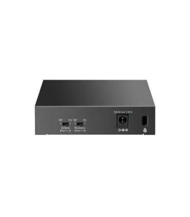 TP-Link LiteWave LS105GP switch No administrado Gigabit Ethernet (10/100/1000) Energía sobre Ethernet (PoE) Negro