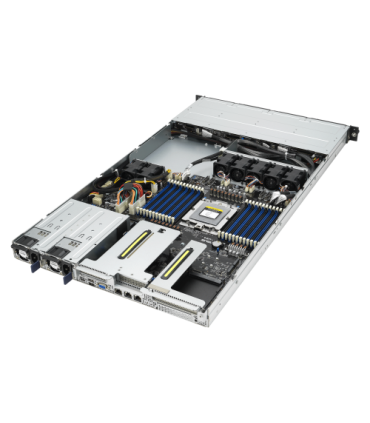 ASUS RS500A-E12-RS4U Socket SP5 Bastidor (1U) Negro, Plata