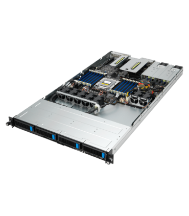 ASUS RS500A-E12-RS4U Socket SP5 Bastidor (1U) Negro, Plata