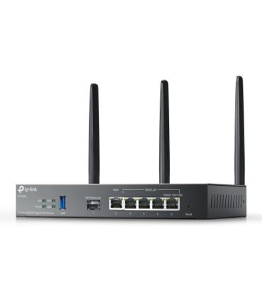 TP-Link Omada ER706W router inalámbrico Gigabit Ethernet Doble banda (2,4 GHz / 5 GHz) Negro