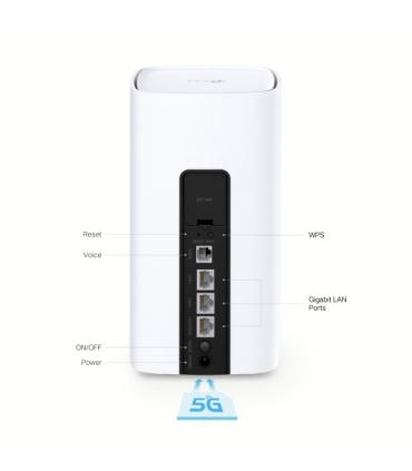 TP-Link NX510v router inalámbrico Gigabit Ethernet Doble banda (2,4 GHz / 5 GHz) 5G Blanco